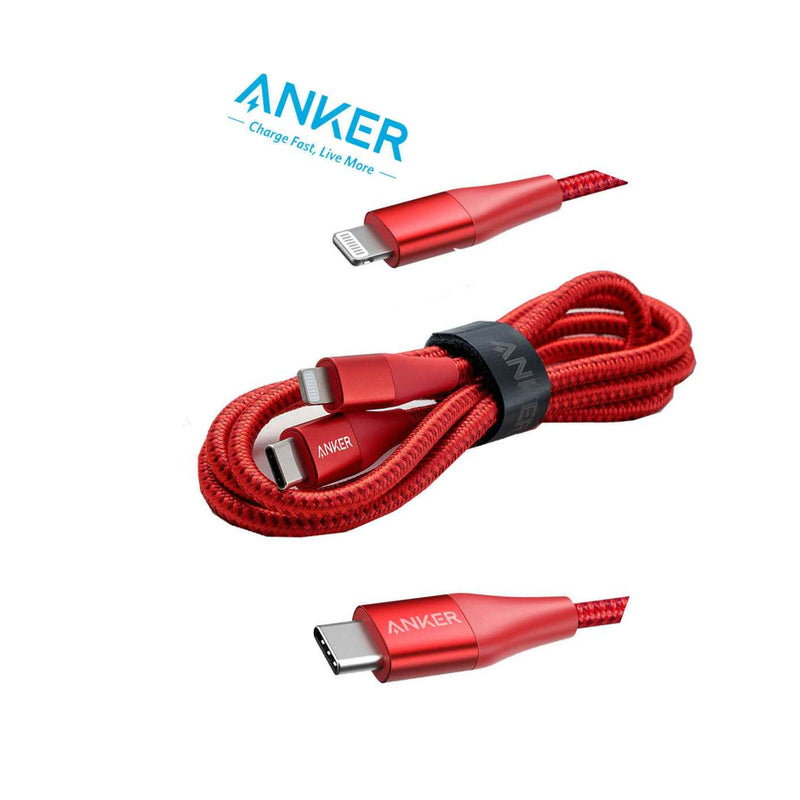 Anker 3Ft Pd Fast Charger Cable Heavy Duty Braided Charging Cord For Iphone12 11