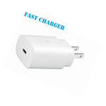 25W Usb C Super Fast Charging Wall Charger For Samsung S20 S21 Note 20 5G