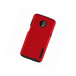 New Oem Incipio Dualpro Iridescent Red Black Case For Motorola Moto Z3 Play