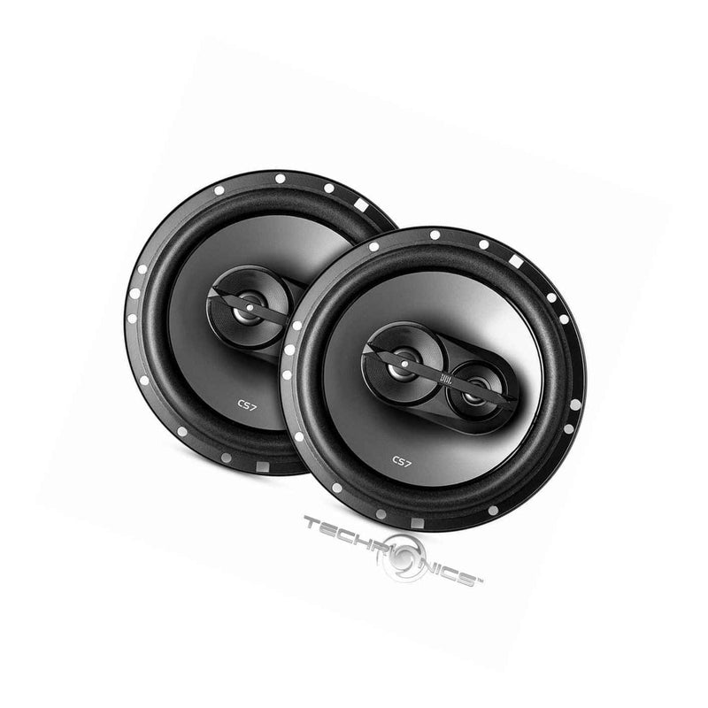 Jbl Cs763 6 1 2 135W Maximum 4 Ohm 3 Way Cs7 Series Coaxial Car Audio Speakers