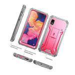For Samsung Galaxy A10E 2019 Heavy Duty Hard Tpu Case Cover Pink