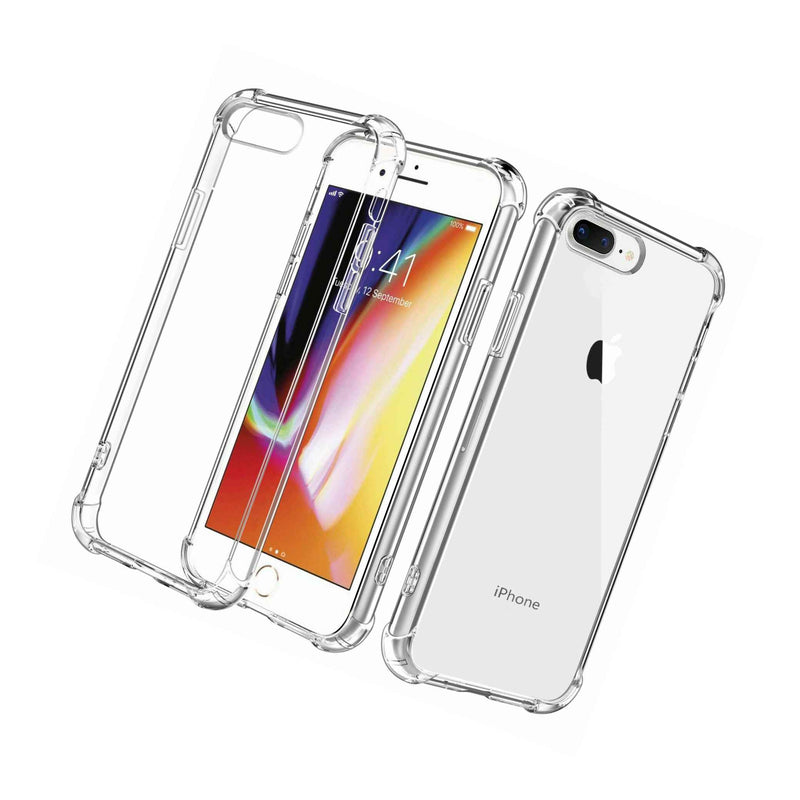 Hybrid Shockproof Thin Clear Tpu Bumper Case Fits Iphone 7 Iphone 8