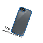 Lot Of 2 New Oem Belki Grip Max Gray Blue Case For Iphone 5 5S Se