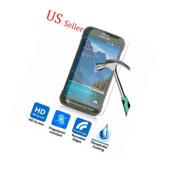 2X 9H Ultra Clear Temper Glass Screen Protector Fr Samsung Galaxy S5 Active G870