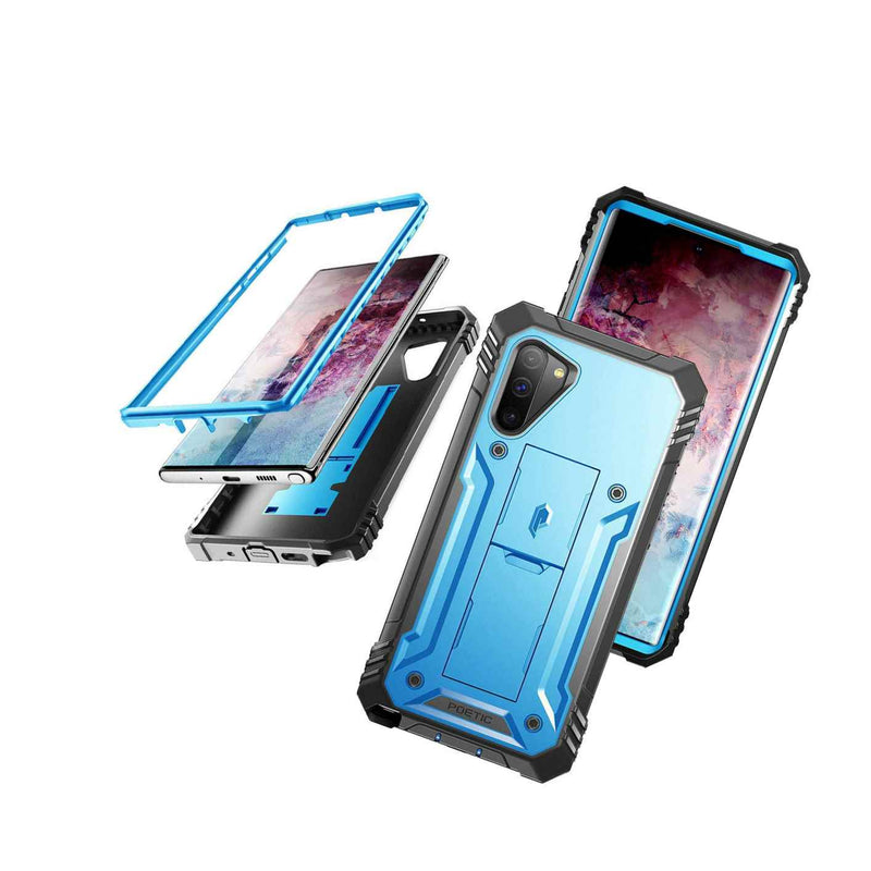 Poetic Revolution Series For Galaxy Note 10 Case Shockproof Cover Blue