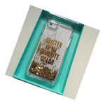 Kate Spade New York Clear Liquid Glitter Case Iphone Se 2 2020 7 8 Gold New