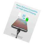 Anker 60W Usb C To Usb C Fast Charger Cable Pd Charging For Galaxy S20 Macbook