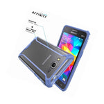 Poetic Affinity Premium Thin Clear Case For Samsung Galaxy Grand Prime Blue