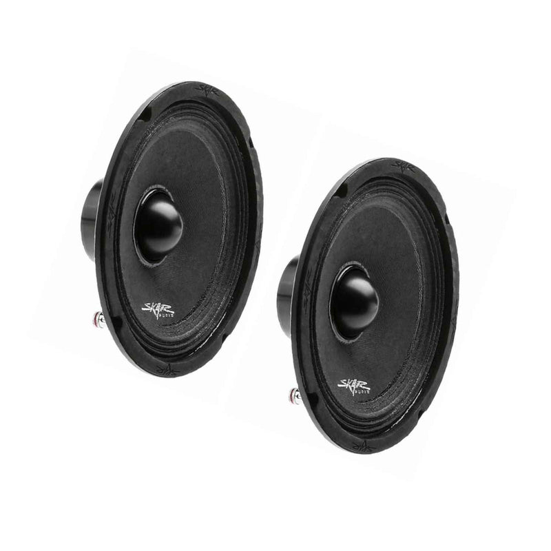 2 Skar Audio Npx65 4 300 Watt 6 5 Inch Neo 4 Ohm Mid Range Loudspeakers Pair