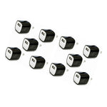 10X 1A Black Usb Wall Charger Plug Power Adapter For Ipod Class Nano Touch Blk