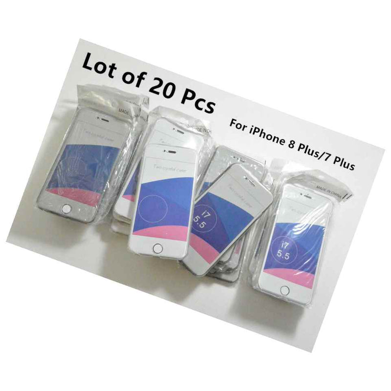 Lot Of 20Pc Wholesale 360 Silicone Tpu Case Iphone 8 Plus Iphone 7 Plus