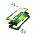 For Moto G6 Play Case Shock Absorbing Screen Protector Protection Cover Green
