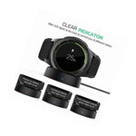 Qi Wireless Charging Dock Cradle Charger For Samsung Gear S3 S2 Classic Frontier