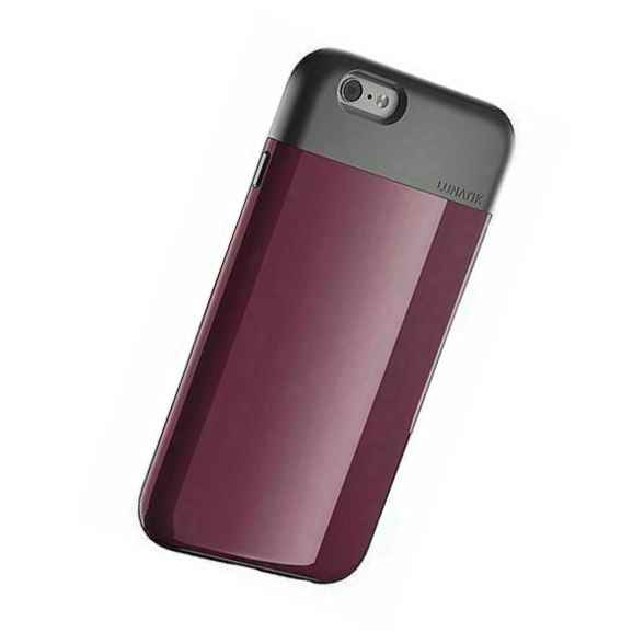Lunatik Flak Impact Armor Shell Case For Iphone 6 Plus Dark Raspberry
