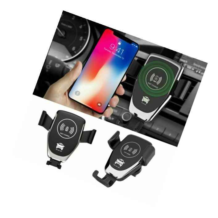 Qi Wireless Automatic Car Charging Charger Mount Clamping Air Vent Phone Holder