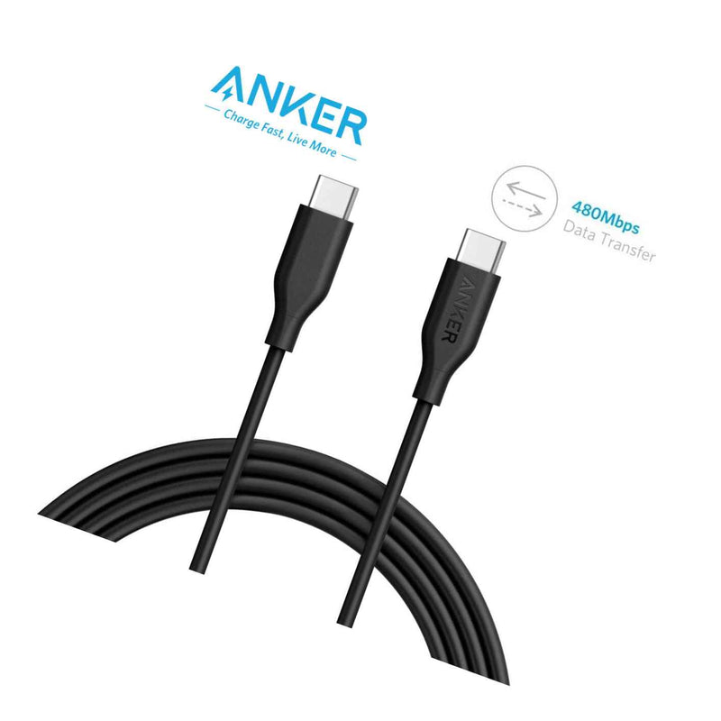 Anker 6Ft Type C Pd Charging Cable Usb C To Usb C 2 0 For Macbook Laptop Switch