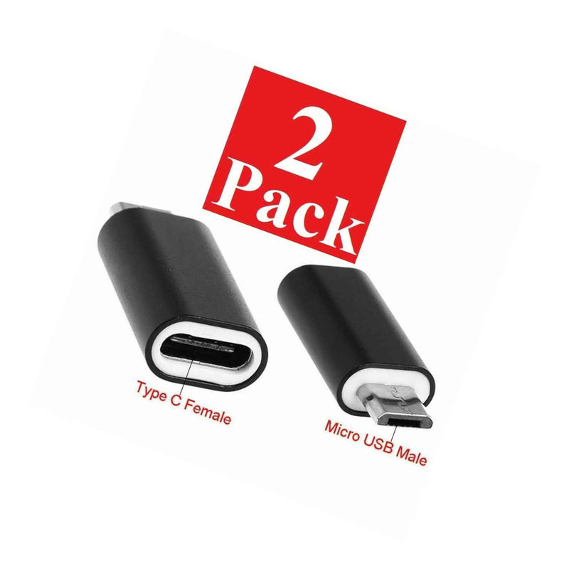 2 Pack Usb 3 1 Type C Female To Micro Usb Male Adapter Converter Connector Usb C