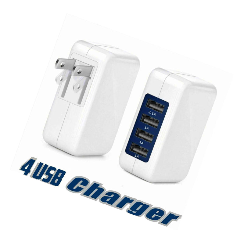 New 15W 3 1A High Speed 4 Port Usb Universal Wall Charger For Cell Phone Tablets