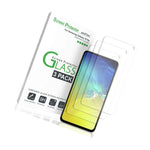 Samsung Galaxy S10E Amfilm Premium Real Tempered Glass Screen Protector 3 Pack