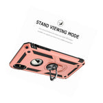 For Iphone Xs Max Case Kickstand Shockproof Phone Cover Rose Gold