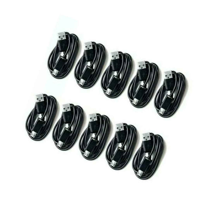 10X Micro Usb Charger Fast Charging Cable Cord For Samsung Android Phone Black