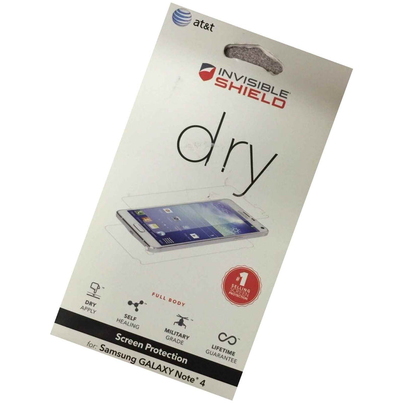 New Oem Zagg Invisibleshield Dry Full Body Protector For Samsung Galaxy Note 4