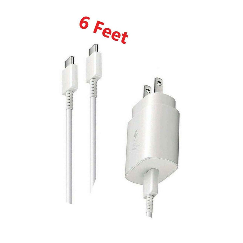25W Usb C Pd Fast Charger 6 Ft Charging Cable For Ipad Pro 12 9 11 2018 2020