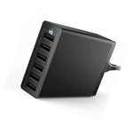 Anker 60W Usb Wall Charger Adapter 5Ft 6 Ports Charging For Galaxy S9 Iphone 11