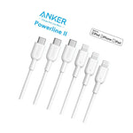Anker Powerline Ii Usb C Pd Charger Cable 3Ft 6Ft 10Ft Fast Charging For Iphone