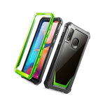For Samsung Galaxy A20 Case Poetic Shock Absorbing Protection Cover Green