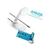 Anker 2 In 1 Magnetic Wireless Charger Stand Qi Charging Station For Iphone 12