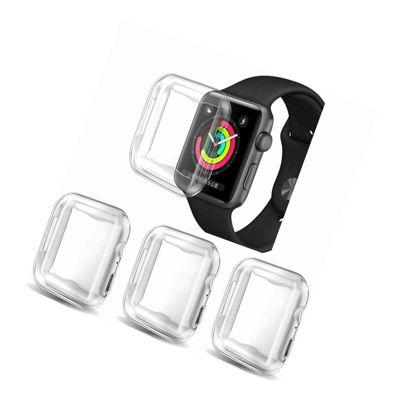 Zotech 4 All Around Protective Case Apple Watch Case 40Mm Se Series 6 5 4Clear