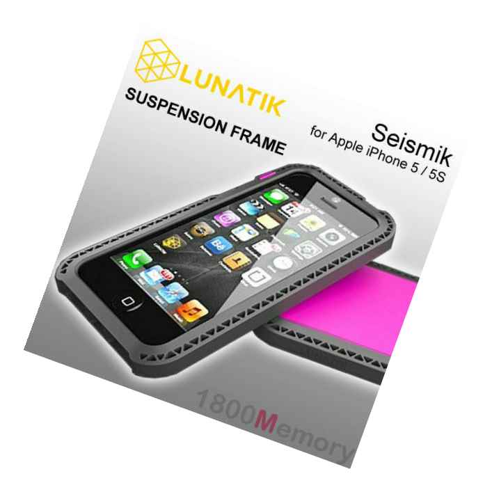 Lunatik Seismik Suspension Frame Impact Case Apple Iphone 5 Se Gray Pink