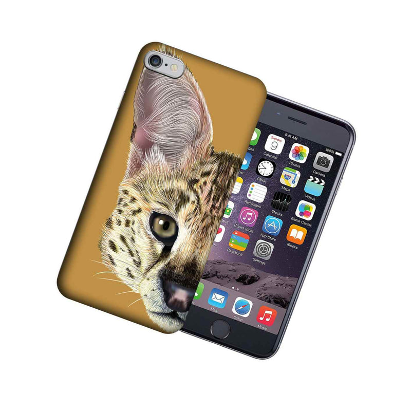 Mundaze Apple Iphone 6 Design Case Serval Cat Realistic Art Cover