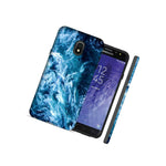 Deep Blue Ocean Waves Double Layer Hybrid Case For Samsung J7 Refine J Star
