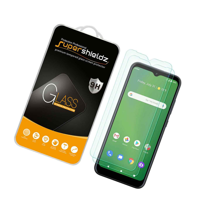 2 Pack Supershieldz Tempered Glass Screen Protector For Cricket Ovation