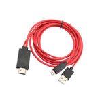 Mhl Micro Usb To Hdmi Cable Adapter For Samsung Galaxy S3 S4 S5 Note 2 Tab3 Hdtv