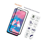 For Samsung Galaxy M30 Full Cover Tempered Glass Screen Protector Black