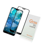 Nacodex For Nokia 7 1 Full Cover Tempered Glass Screen Protector Black