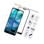 Nacodex For Nokia 7 1 Full Cover Tempered Glass Screen Protector Black