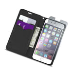 For Apple Iphone 6S Iphone 6 Wallet Case Carbon Fiber Design Folio Pouch