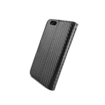 For Apple Iphone 6S Iphone 6 Wallet Case Carbon Fiber Design Folio Pouch