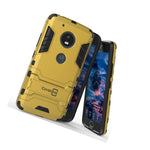 For Motorola Moto G5 5Th Generation Case Armor Kickstand Slim Hard Cover Gold