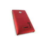 For Microsoft Lumia 435 Case Red Scarlet Slim Plastic Hard Back Cover