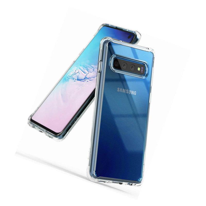 Key Hybrid Hard Case For Samsung Galaxy S10E Smartphones Clear Transparent