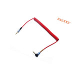 3X 3 5Mm Auxiliary Stereo Audio Jack To Jack Cable 90 Degree Right Angle