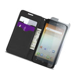 For Alcatel One Touch Elevate Wallet Case Be Free Bird Design Folio Phone Pouch