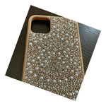 For Iphone 11 Pro Max Hard Tpu Rubber Case Cover Rose Gold Diamond Bling Pearl