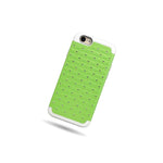 Green Dual Layer Diamond Hybrid Shockproof Cover Case For Apple Iphone 6 4 7