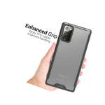 Clear Black Trim Hybrid Slim Cover Phone Case For Samsung Galaxy Note 20